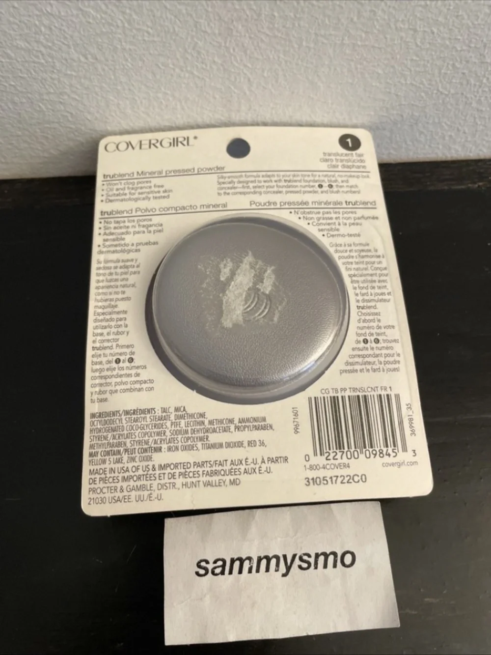 COVERGIRL Trublend Minerals Pressed Powder TRANSLUCENT FAIR 1